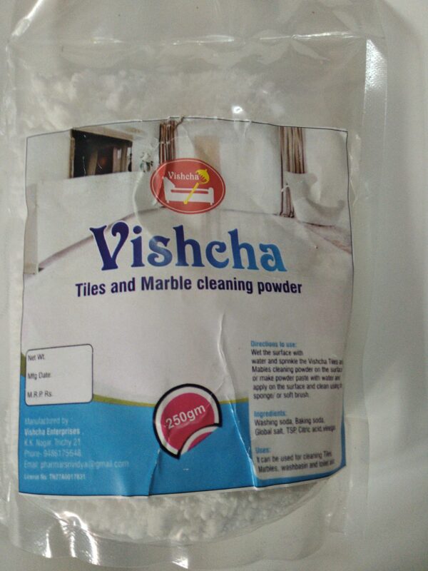 Vishcha - Tiles and Marble Cleaning  powder  250 gms