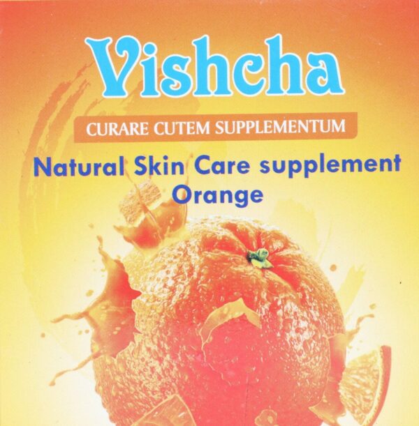 Vishcha-  Curare Cutem Supplementum Skin Care supplement- Orange Soap (100 gm)
