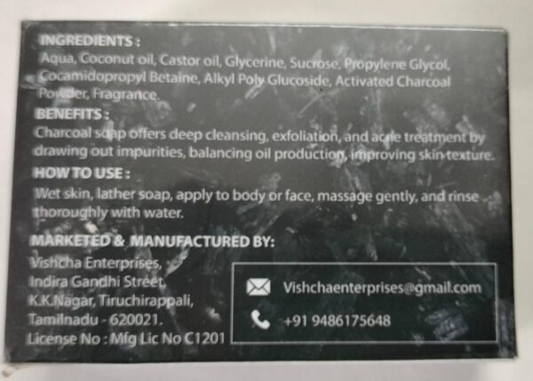 Vishcha Charcoal Soap - Image 3